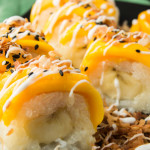Coconut and Mango "Sushi Roll"