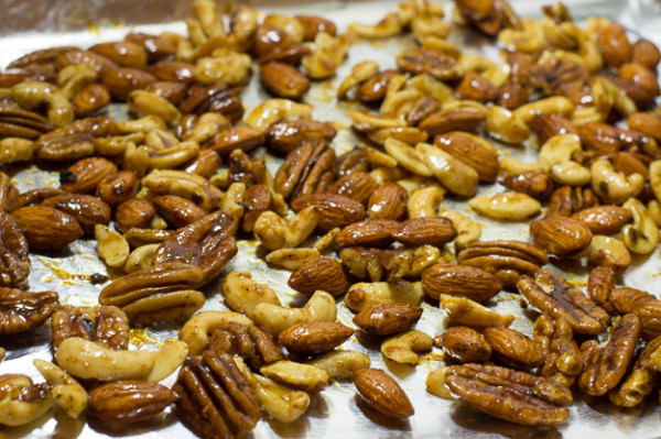 Roasted Red Curry Spiced Nuts