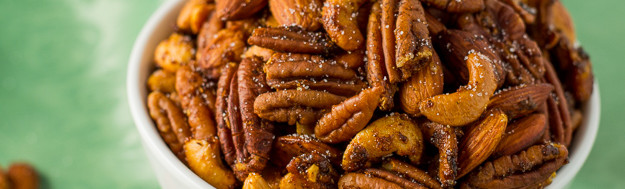 Roasted Red Curry Spiced Nuts