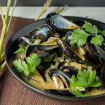 Green Thai Curry Mussels