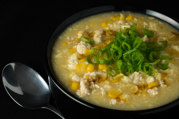 Chinese Chicken Corn Soup - FeedingTheFiya
